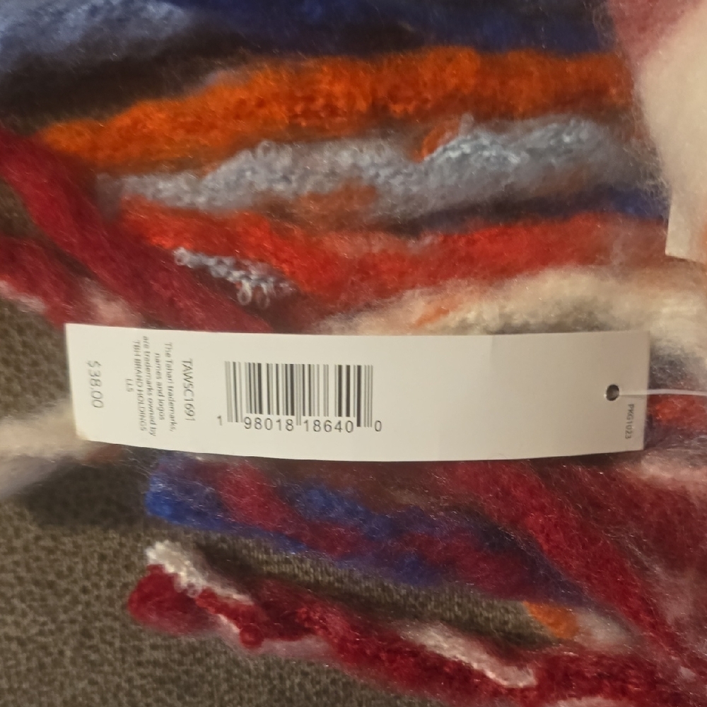 Striped Multicolor Scarf - Picture 3 of 3